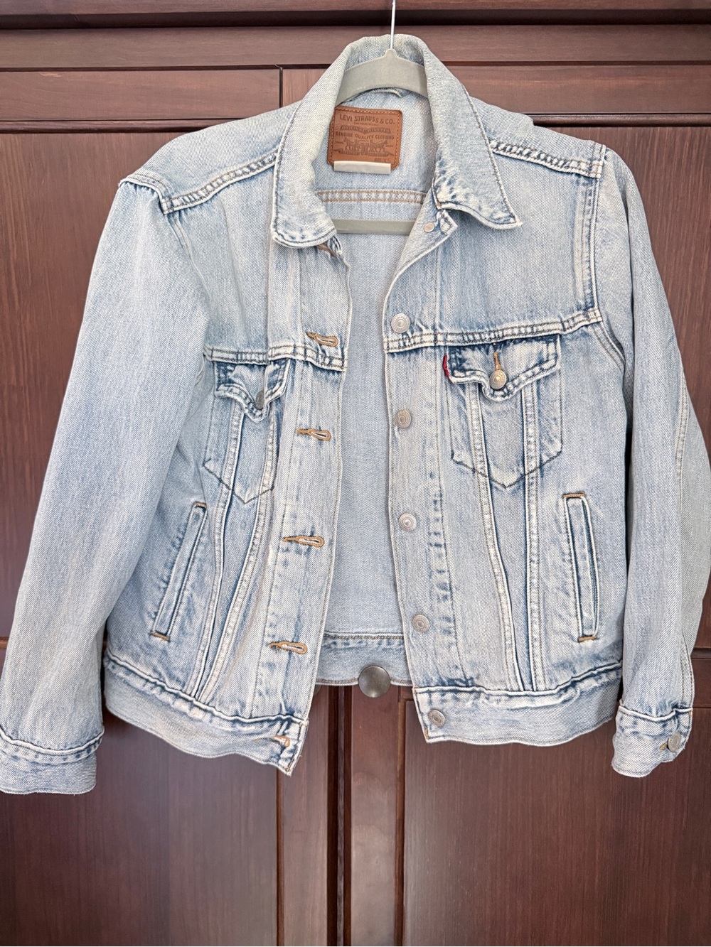 Levi's Light Wash Denim Jacket - XS Light Blue